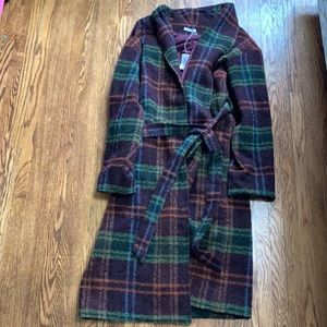 ✨Host Pick✨Plaid Boucle Robe Coat